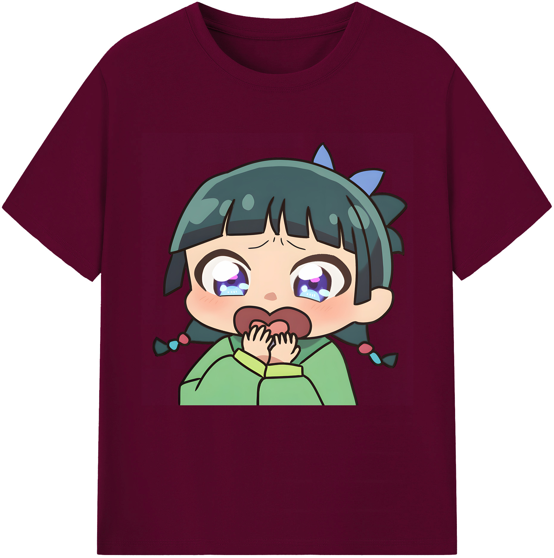 （画像用） 薬屋のひとりごと The Apothecary Diaries レディースカジュアルプリントTシャツ（綿100％）